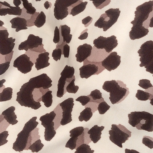 Kona Sol Leopard Print Wrap Belt Medium Coverage One Piece Swimsuit - Picture 10 of 11